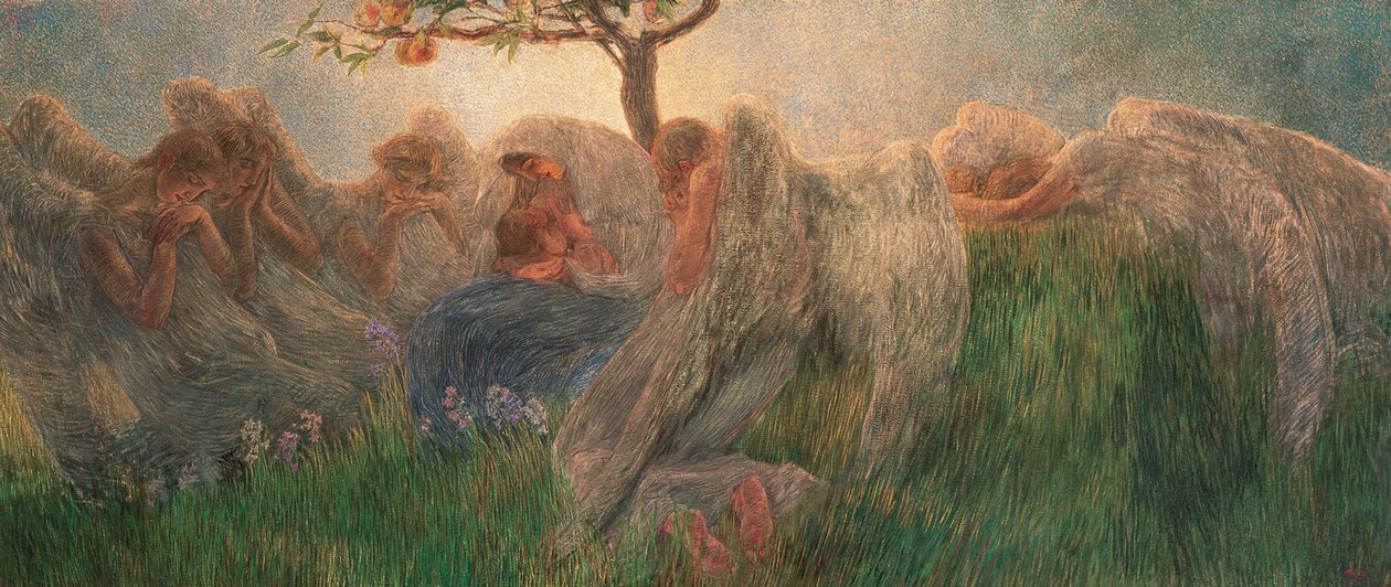 Maternità, 1890-1891 da Gaetano Previati