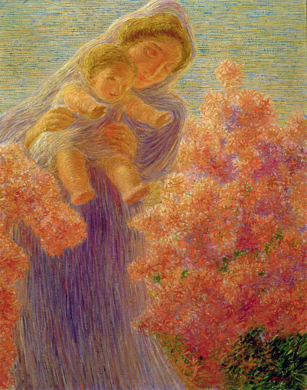 Madre e figlio da Gaetano Previati