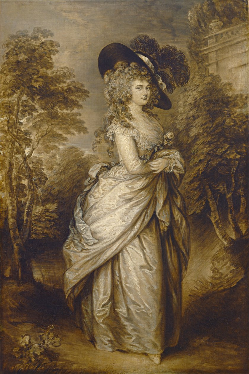 Georgiana, Duchessa di Devonshire da Gainsborough Dupont