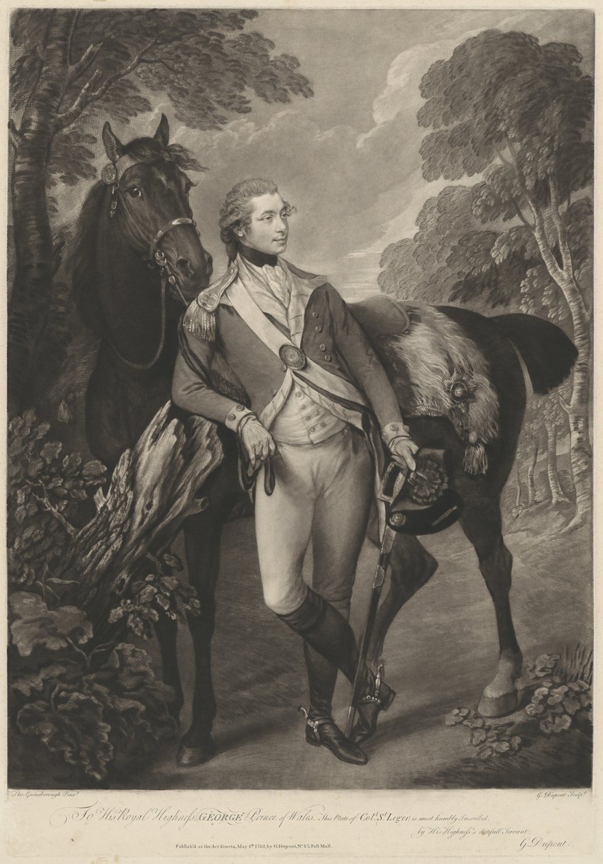 Colonnello St. Leger da Gainsborough Dupont after Thomas Gainsborough