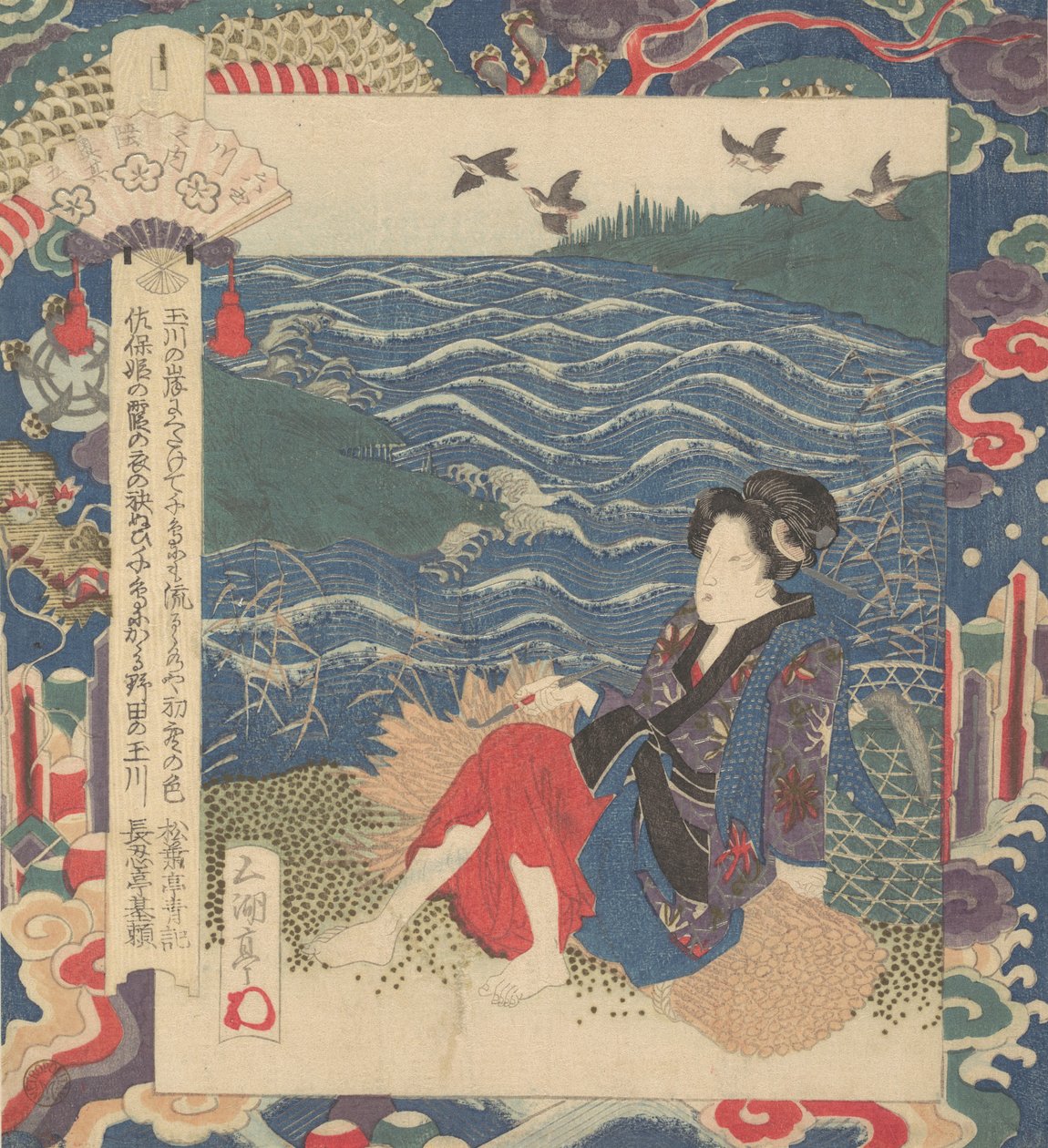 Stampa, ca. 1820 da Gakutei