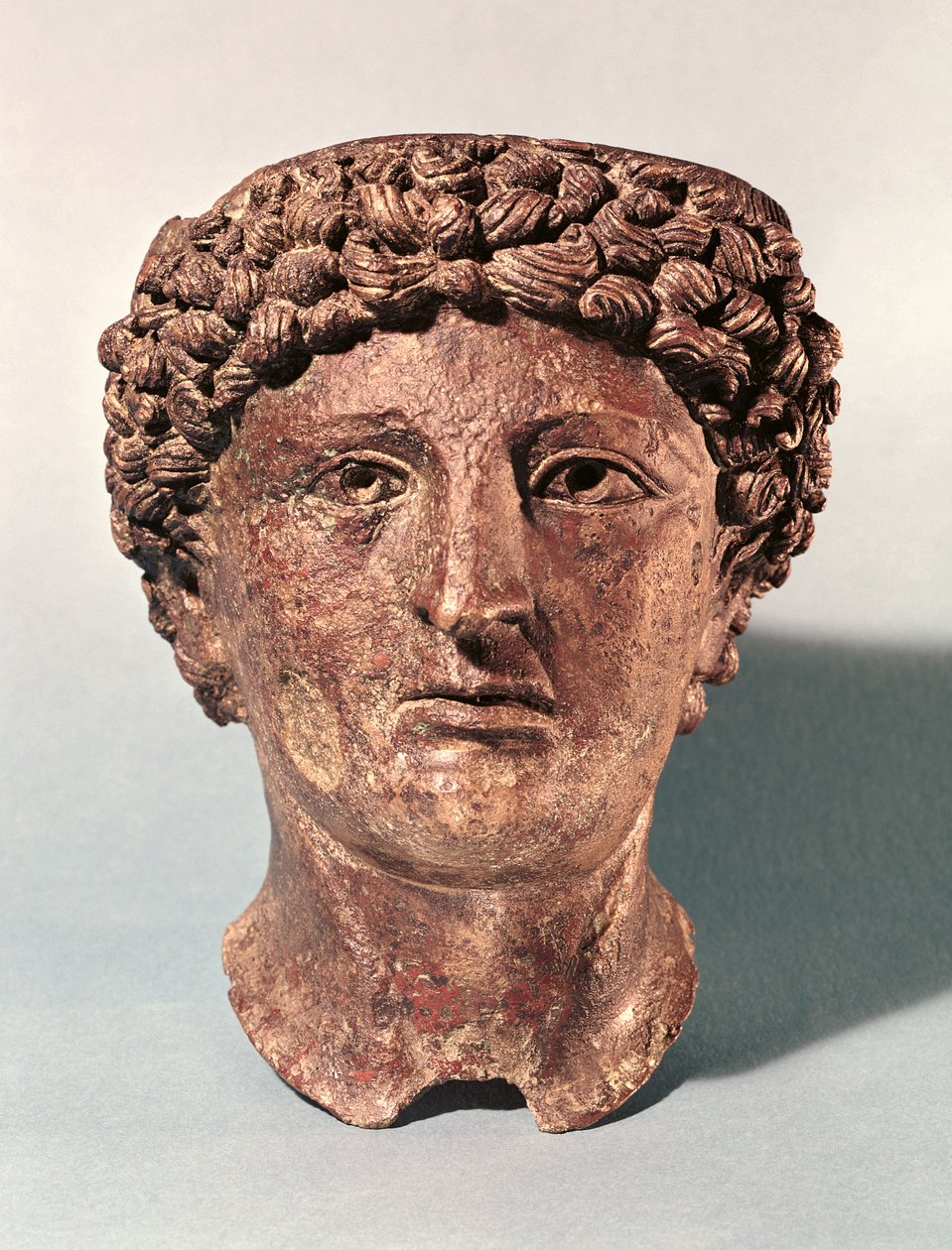 Testa di Apollo, da Lillebonne da Gallo Roman