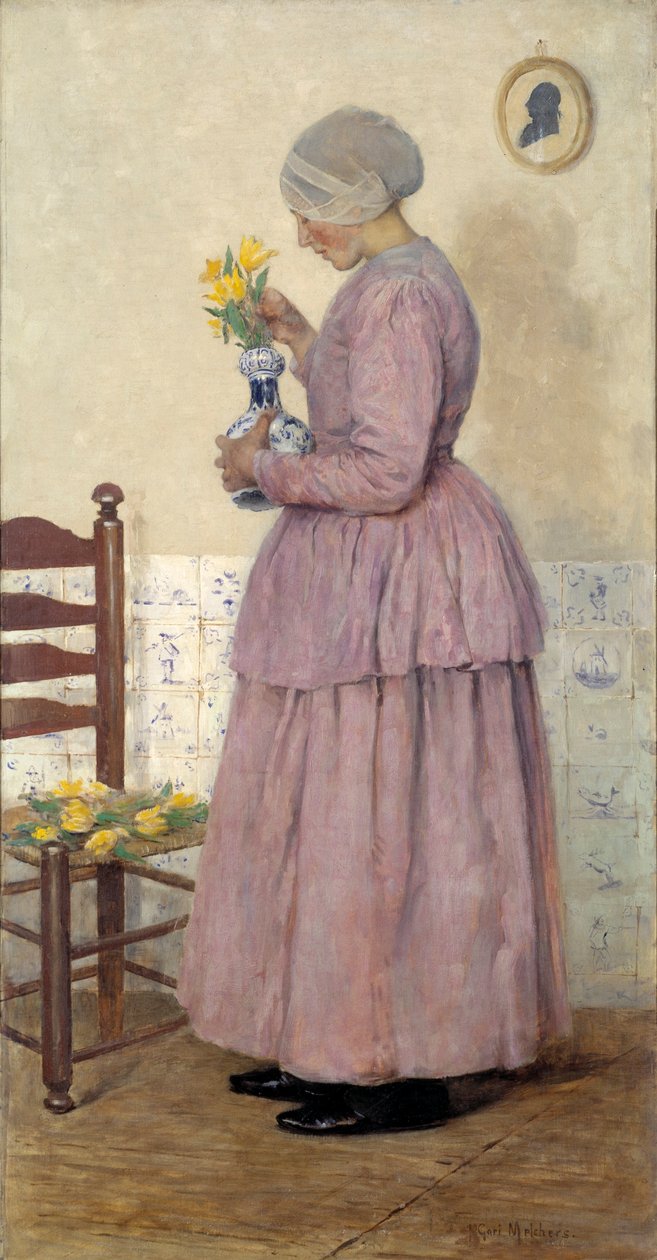 Disporre i tulipani da Gari Melchers