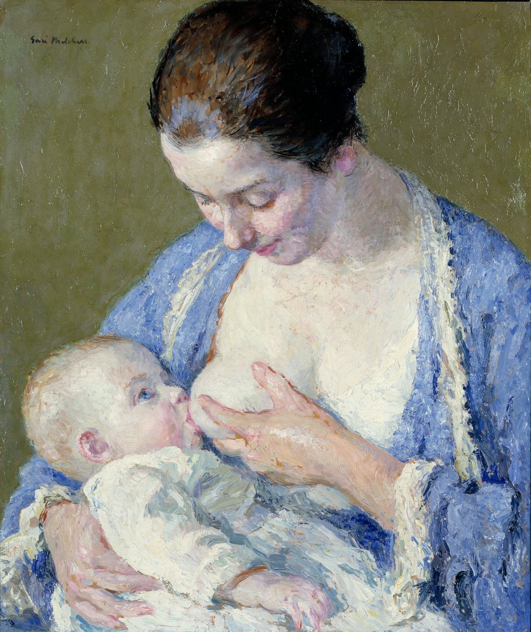 Madre e figlio da Gari Melchers