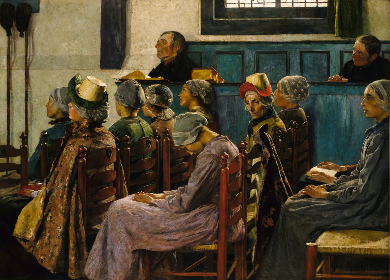 Il sermone, 1886 da Gari Melchers