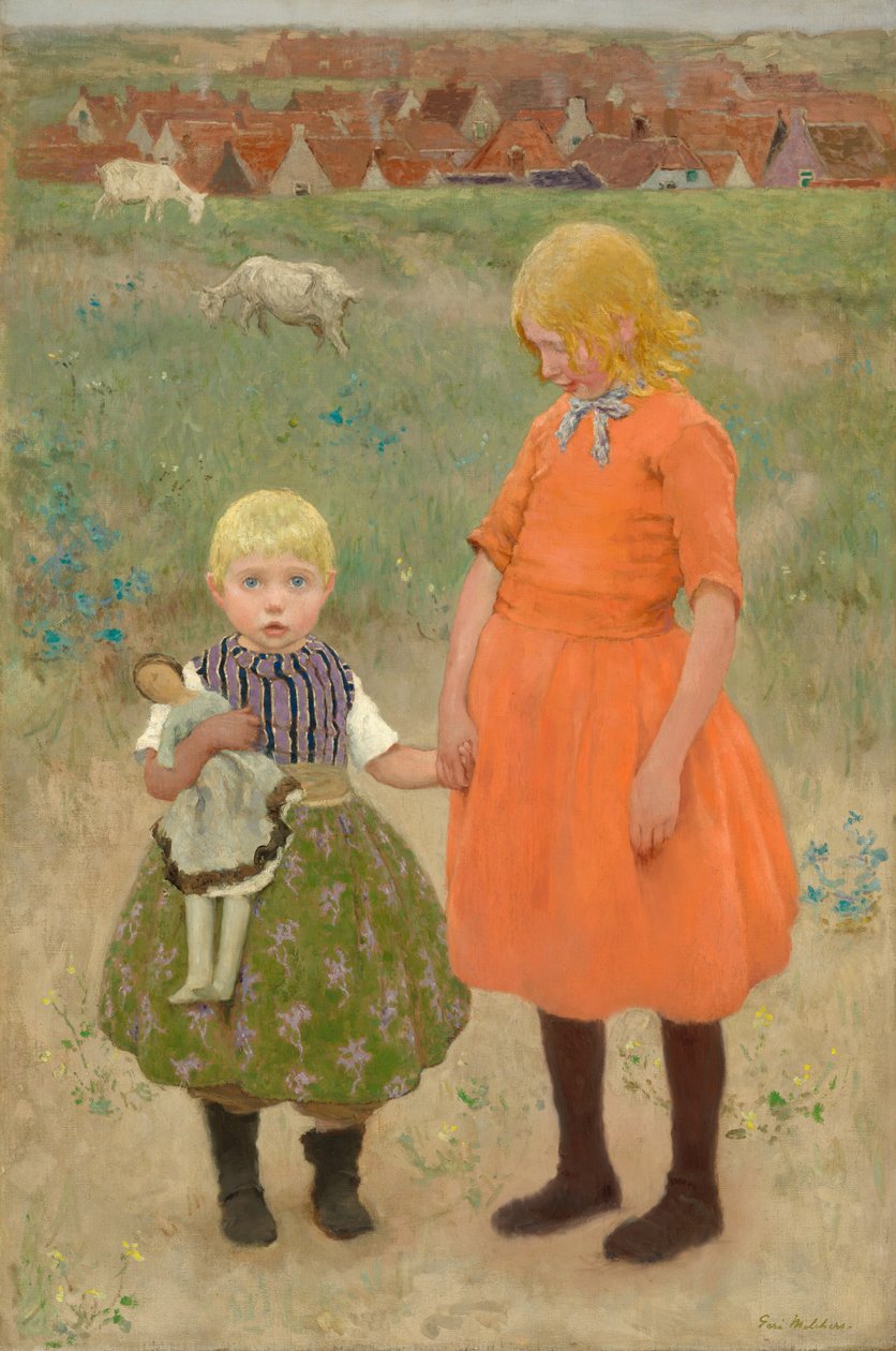 Le sorelle, c. 1895 da Gari Melchers