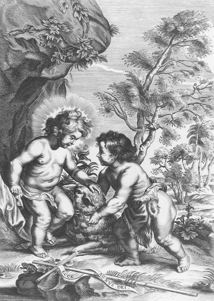 Cristo e Giovanni Battista da Gaspar Huberti