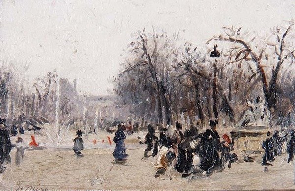 Nei Giardini delle Tuileries da Gaspar Miro Lleo