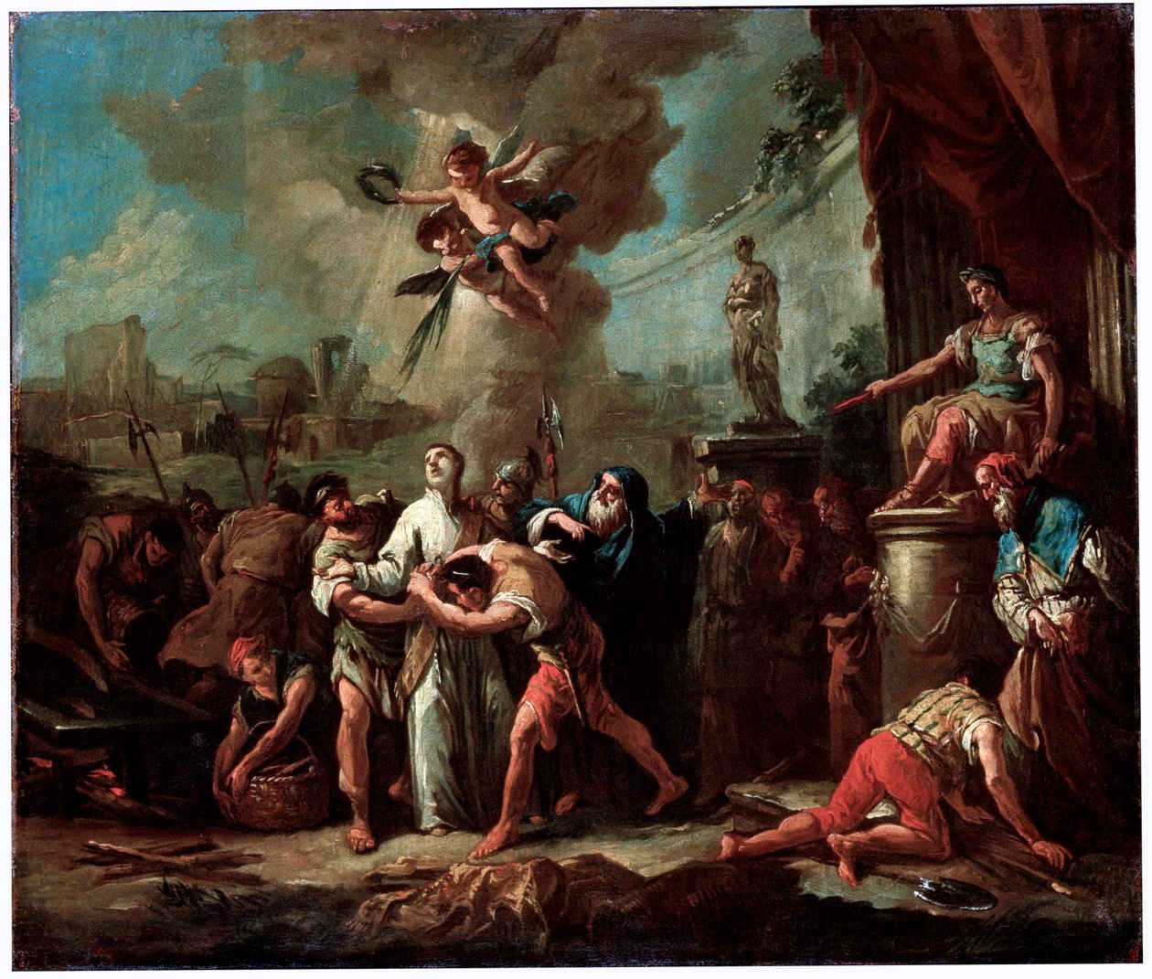 Il martirio di San Lorenzo da Gaspare Diziani