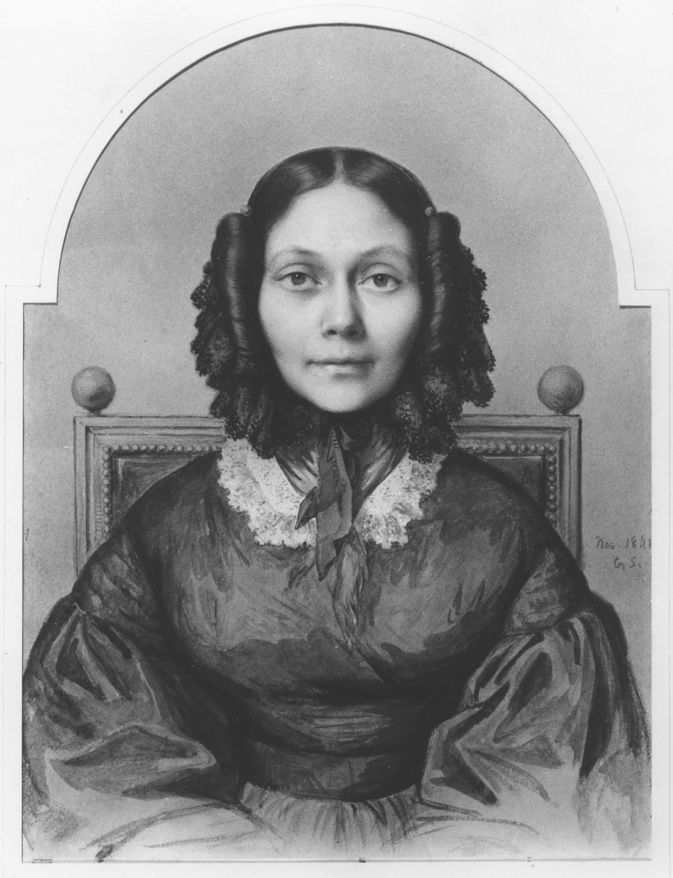 Ritratto della Contessa de Segur (1799-1874), novembre 1841 da Louis Gaston de Segur