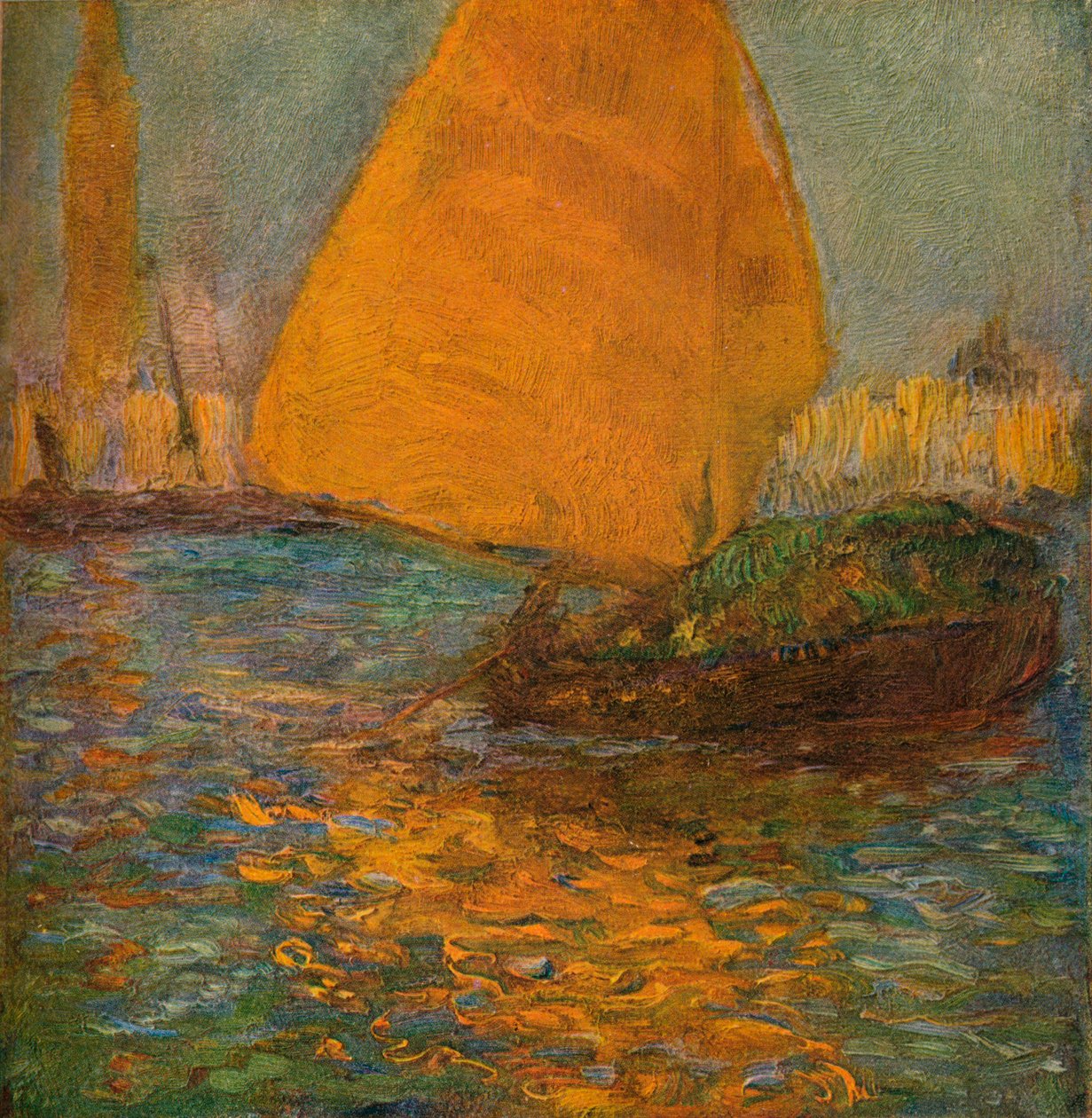 La Voile Jaune da Gaston La Touche