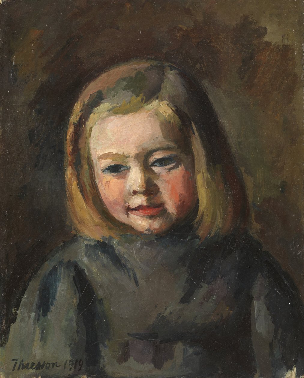 Testa di una giovane ragazza, 1919 da Gaston Thiesson
