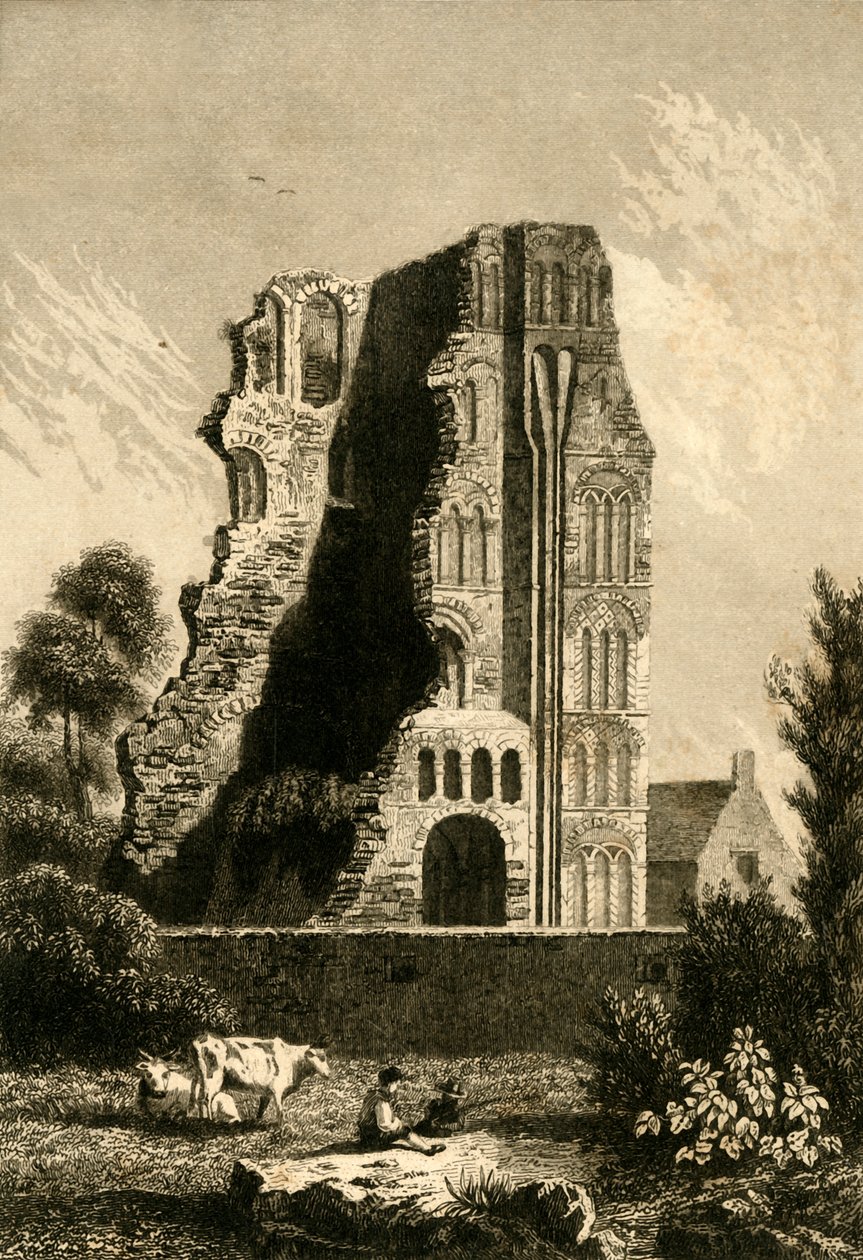 Rovine di un monastero a Canterbury da Gaucherel
