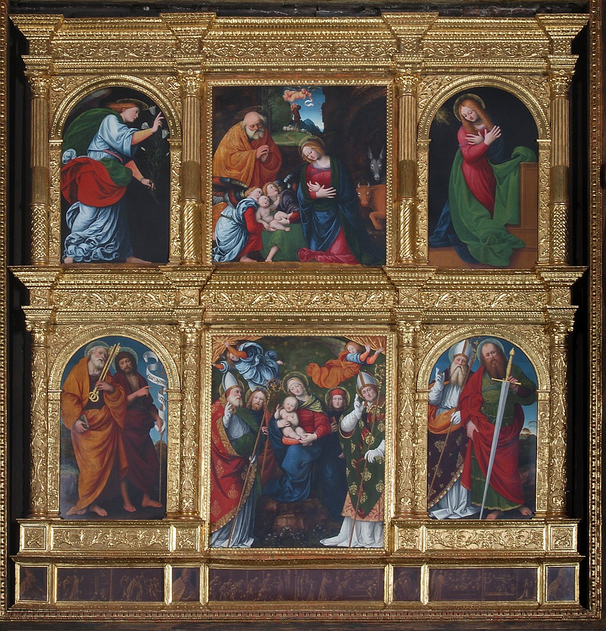 Annunciazione e Natività, 1516 da Gaudenzio Ferrari