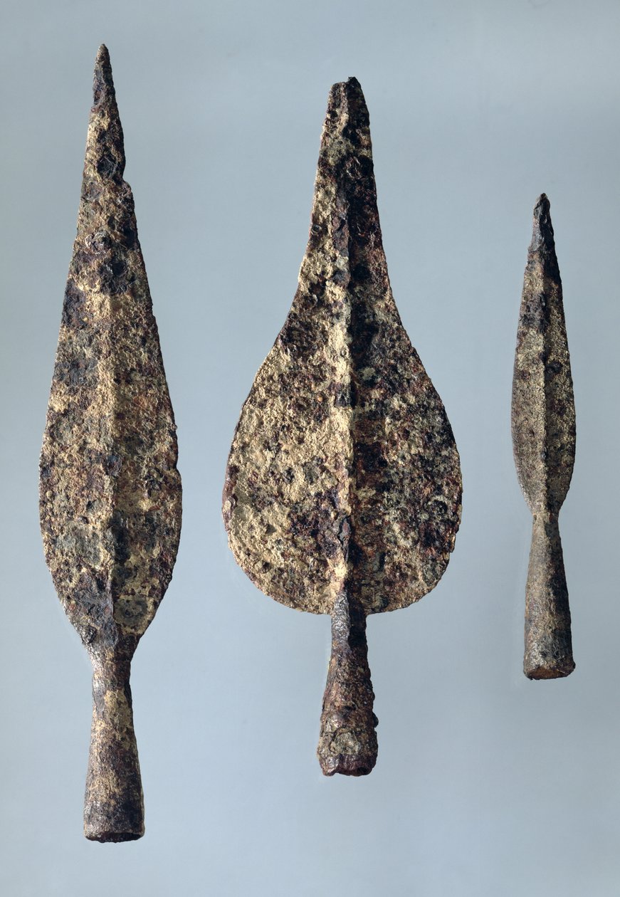Punte di Lancia e Giavellotto, 475-300 a.C. da Gaulish