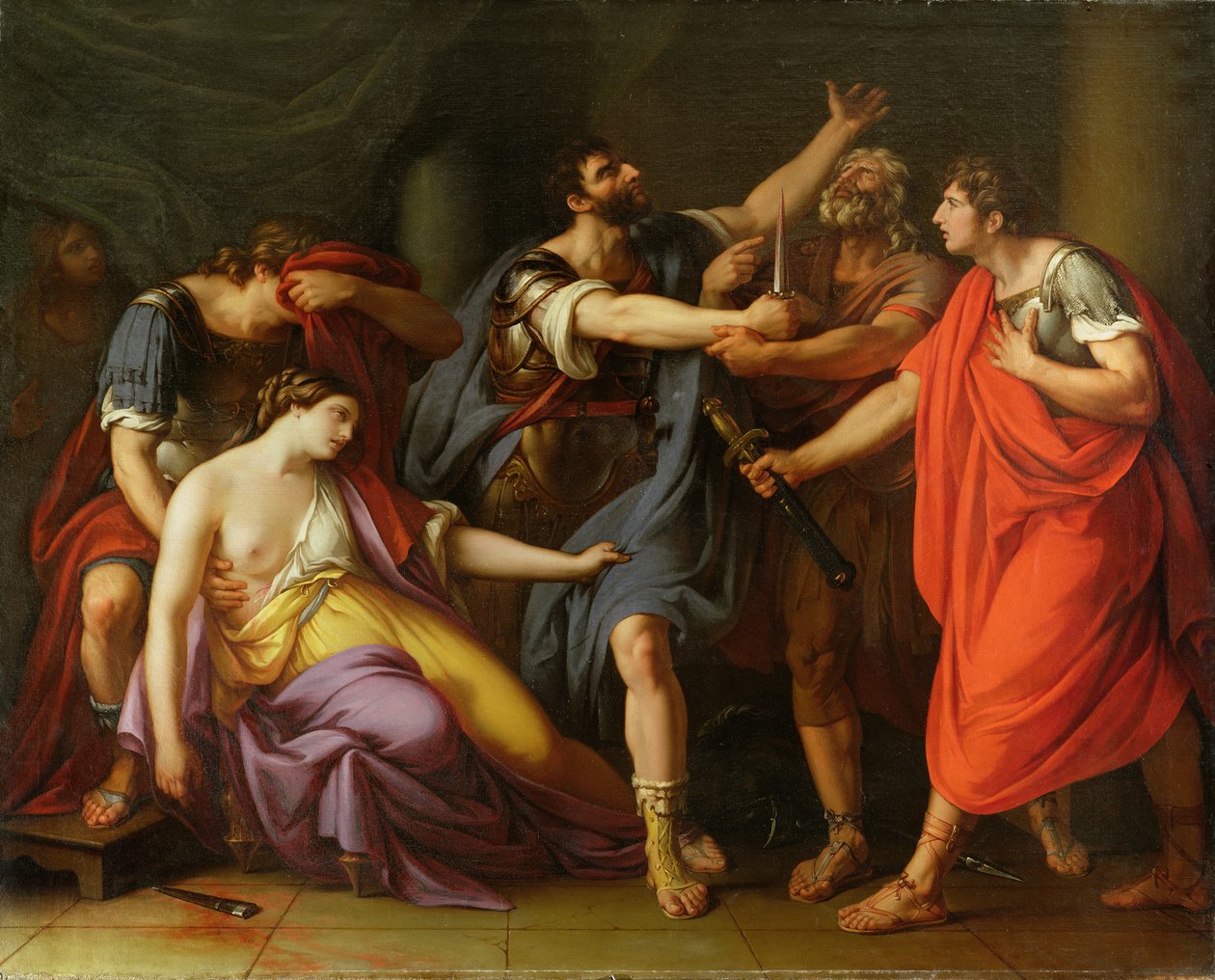 La morte di Lucrezia da Gavin Hamilton