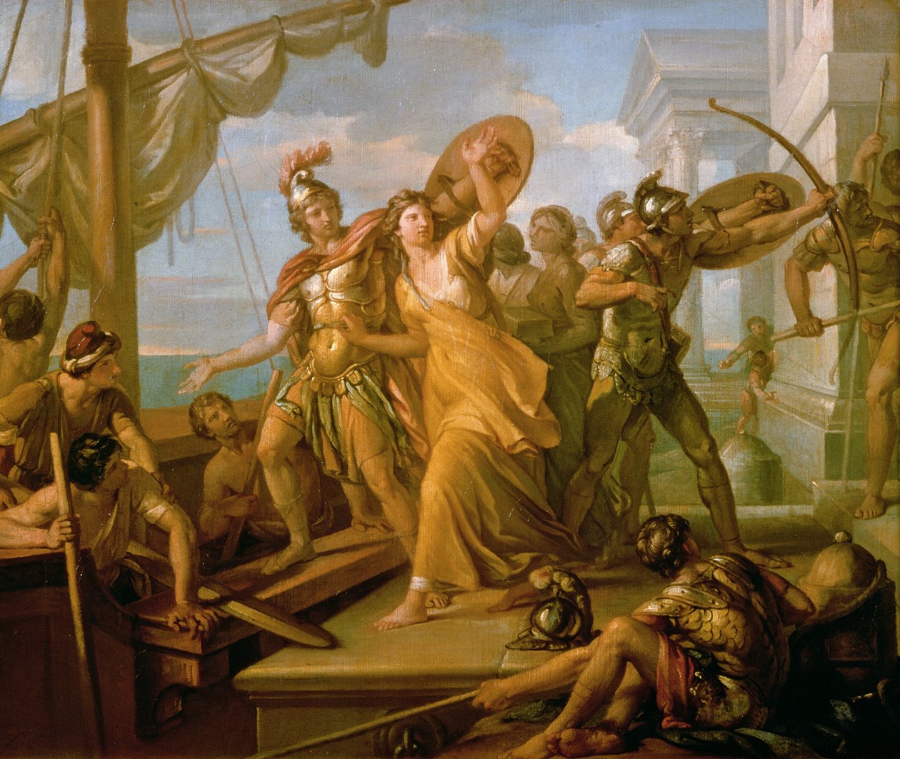 Il ratto di Elena, 1770s da Gavin Hamilton