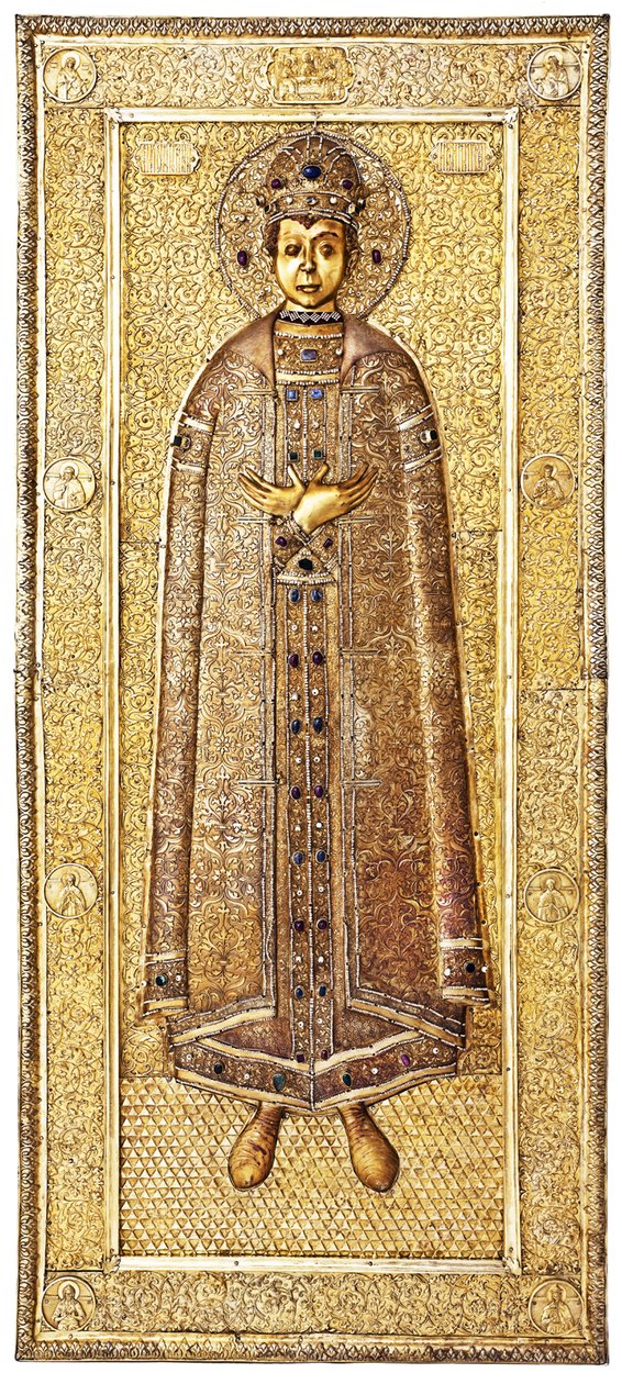 Reliquiario dello Tsarevich Dmitry, 1628-1630 da Gavrila, Ovdokimov