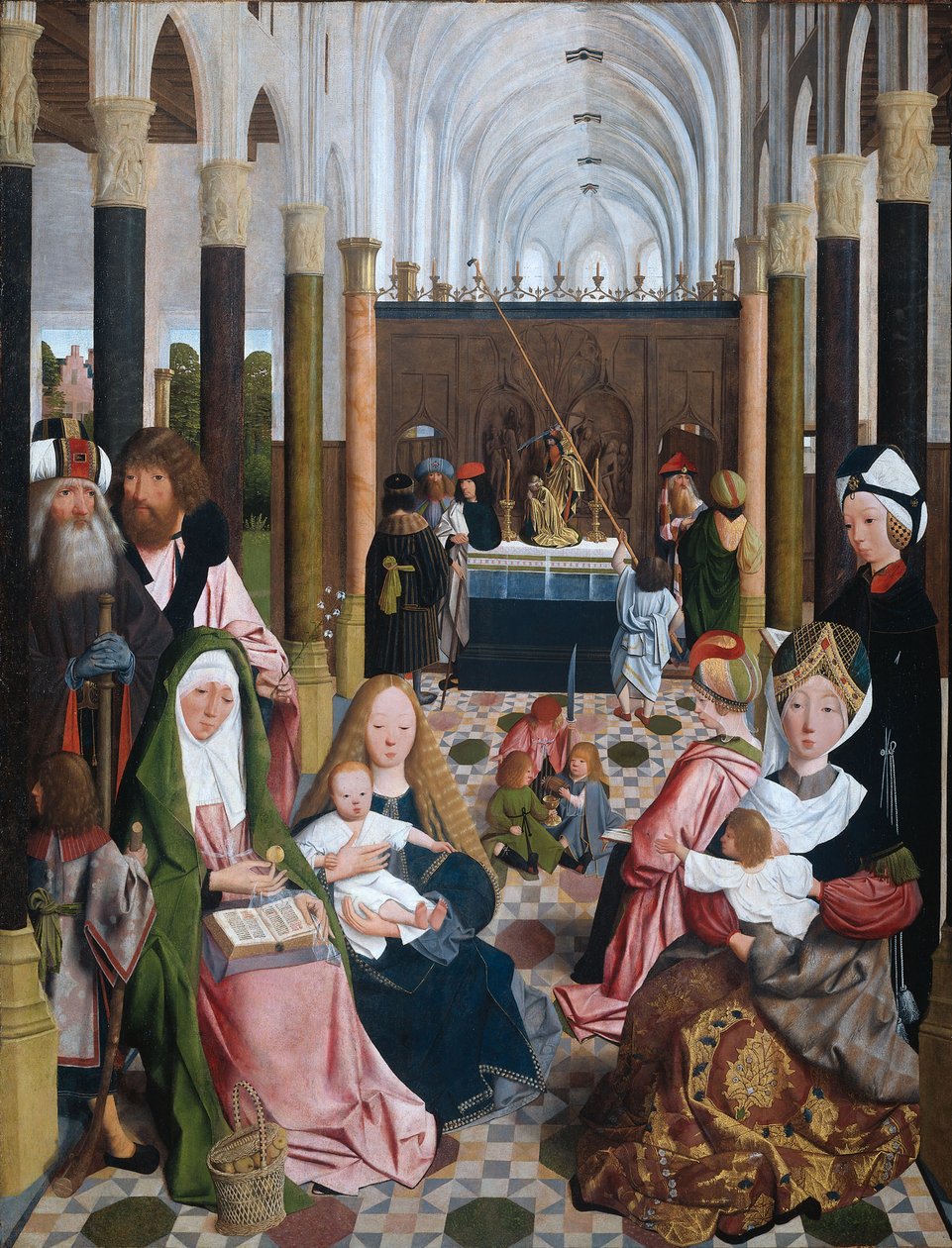 La Santa Parentela, 1493 da Geertgen Tot sint Jans