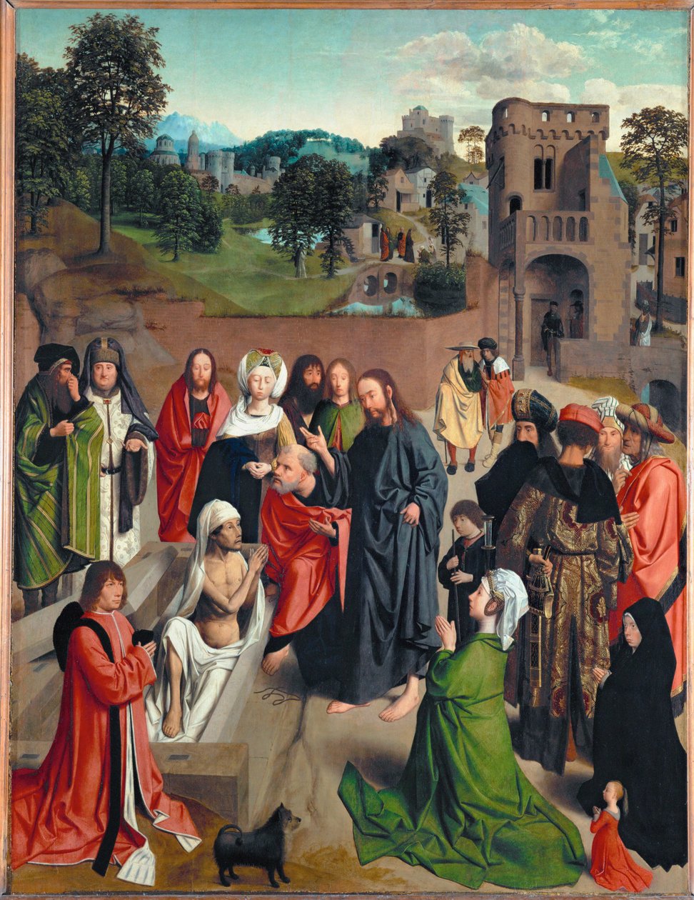 La resurrezione di Lazzaro ... da Geertgen Tot sint Jans