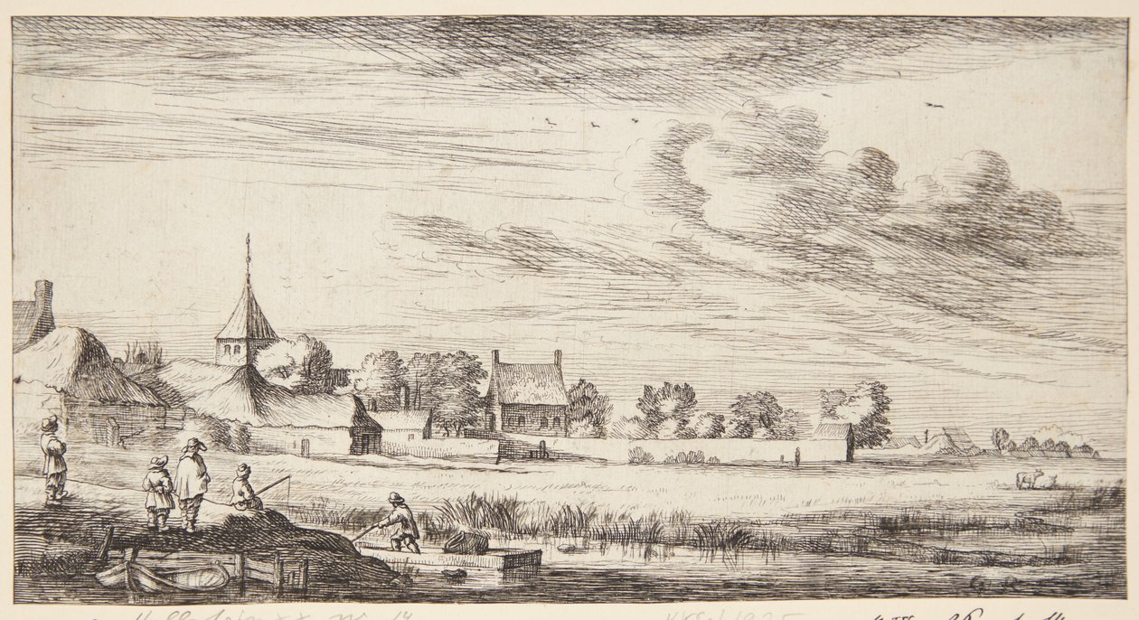 Sloterdijk visto da ovest da Geertruyt Roghman
