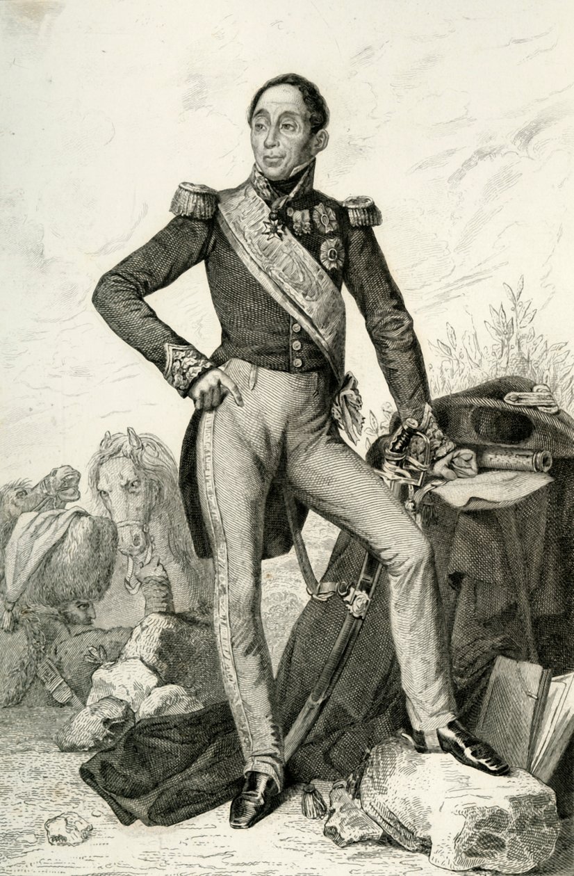 Emmanuel de Grouchy, marchese di Grouchy, 1804, 1839 da Geille