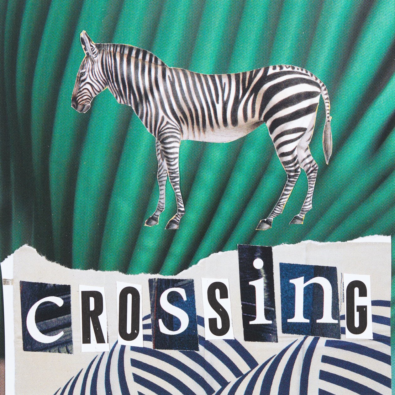 Attraversamento di zebre, 2019 (collage) da Genevieve French