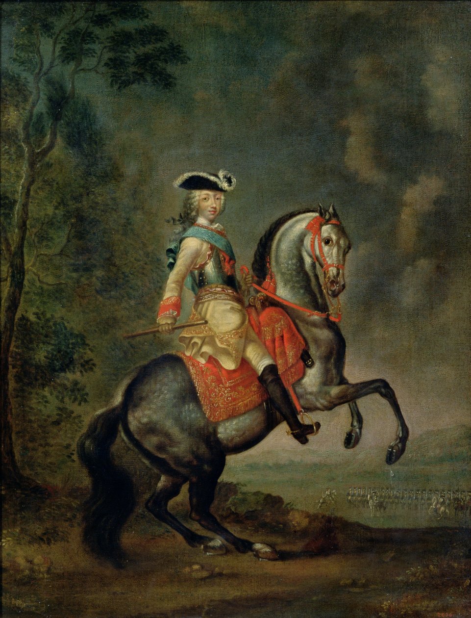 Ritratto del Granduca Pietro III (1728-62) da Georg Christoph Grooth