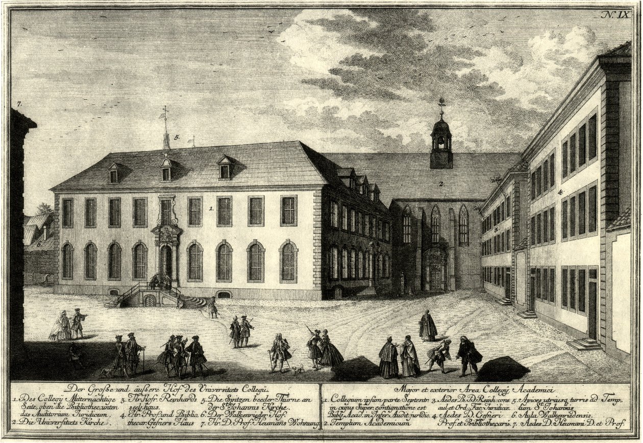 Università di Gottinga da Georg Daniel Heumann
