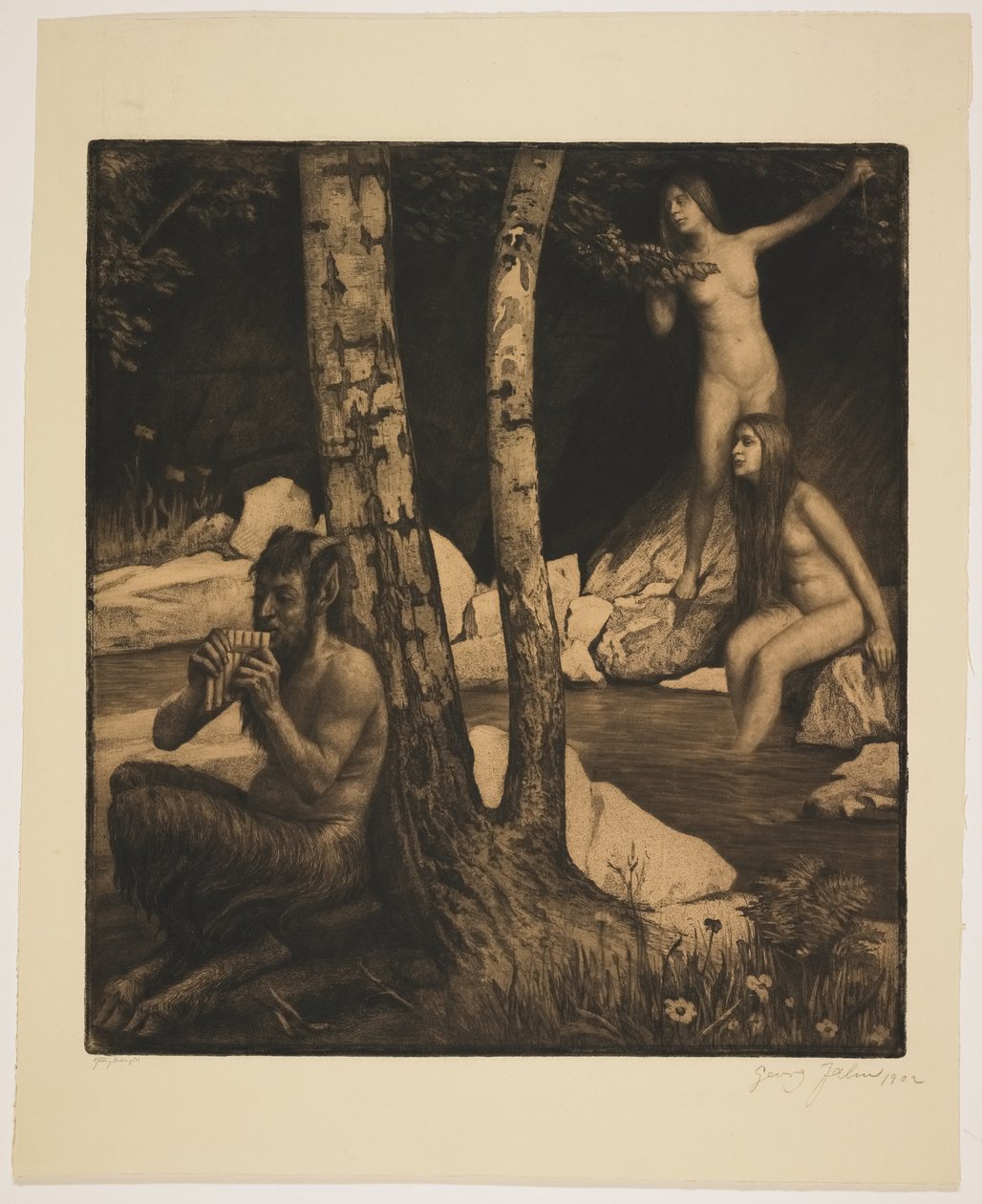 Fauno flautista da Georg Jahn