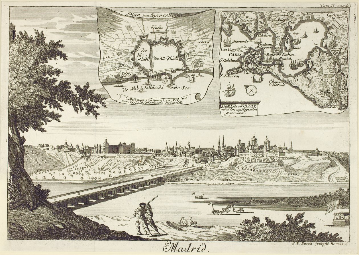 Panorama di Madrid da Georg Paul Busch