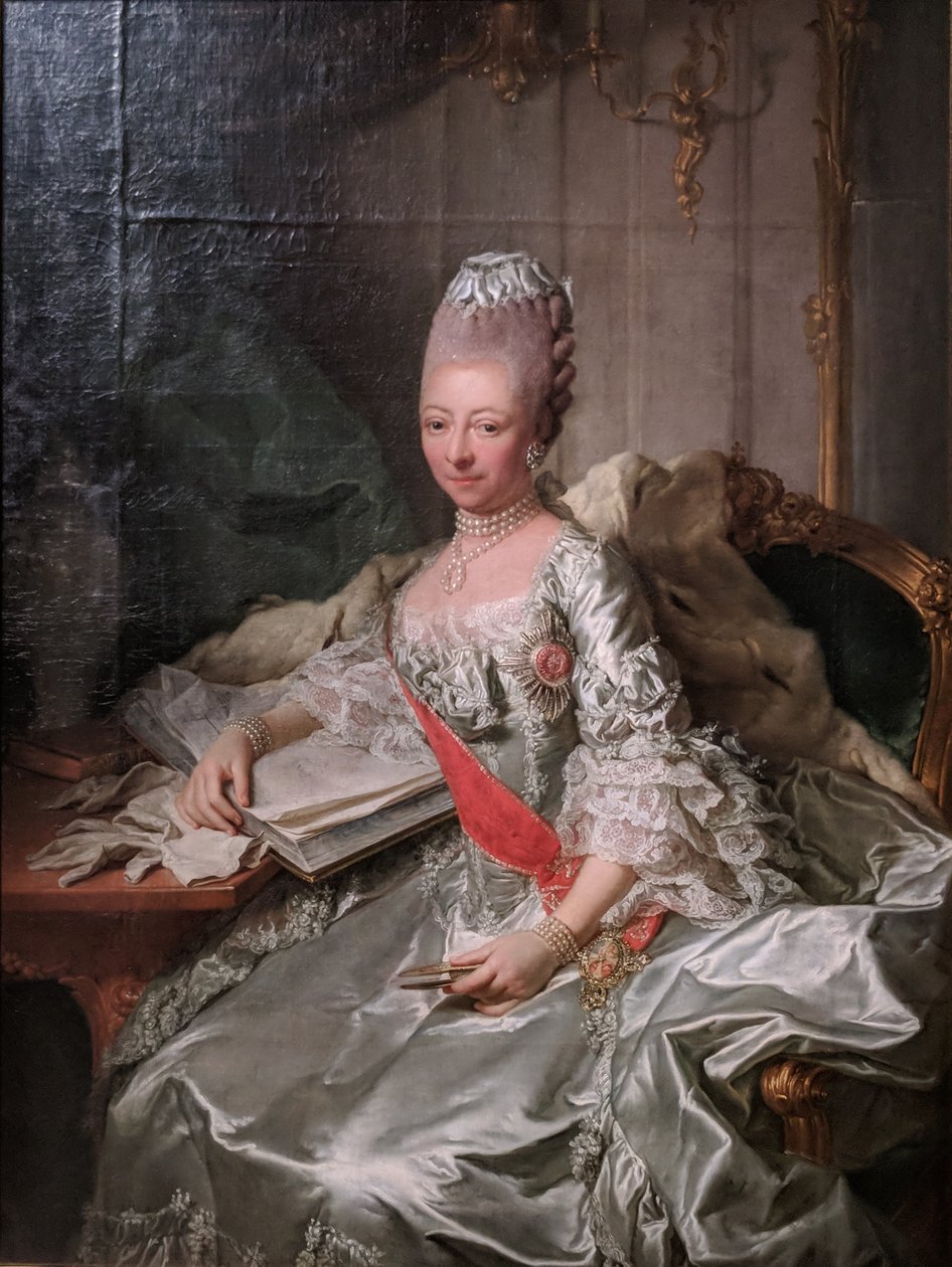 La duchessa Luise Friederike di Meclemburgo-Schwerin da Georg David Matthieu