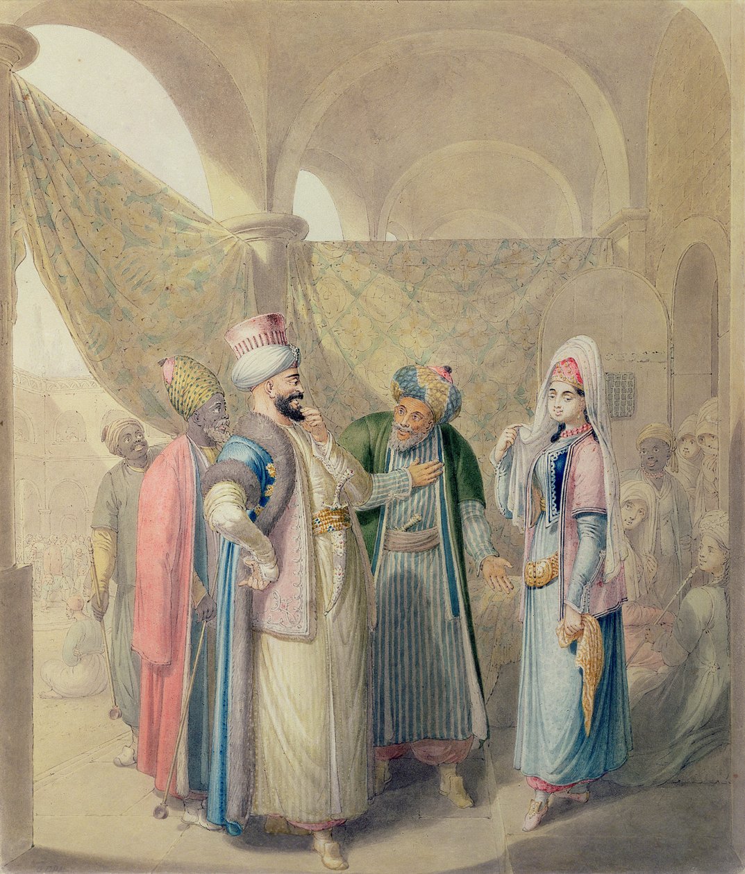 Il Mercato degli Schiavi da Georg Emanuel Opitz