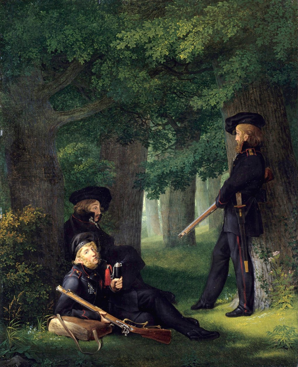 Servizio di avamposto (Les avant-poste) da Georg Friedrich Kersting