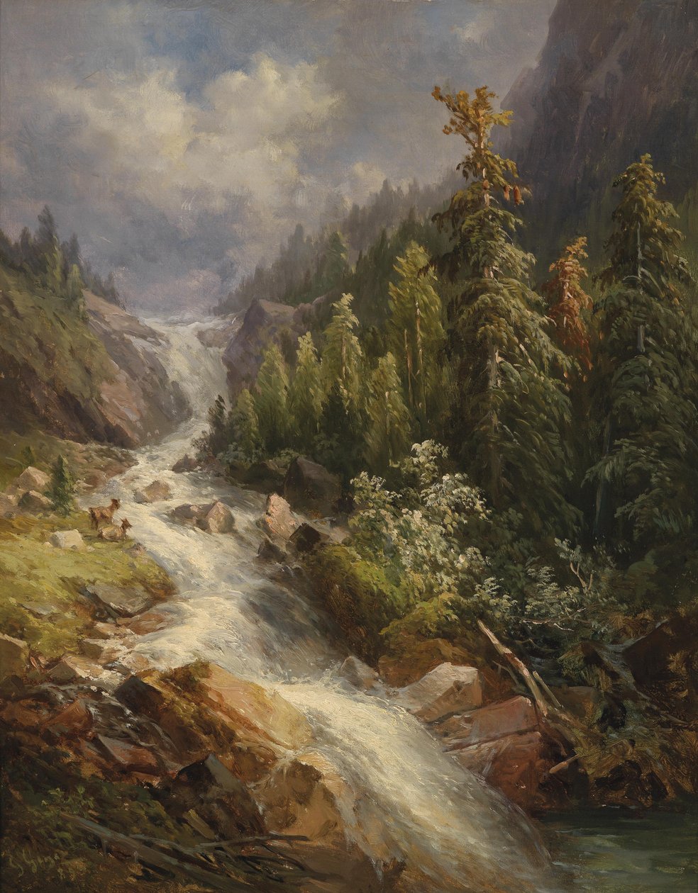 Cascata di Stalbach al Grundlsee da Georg Geyer