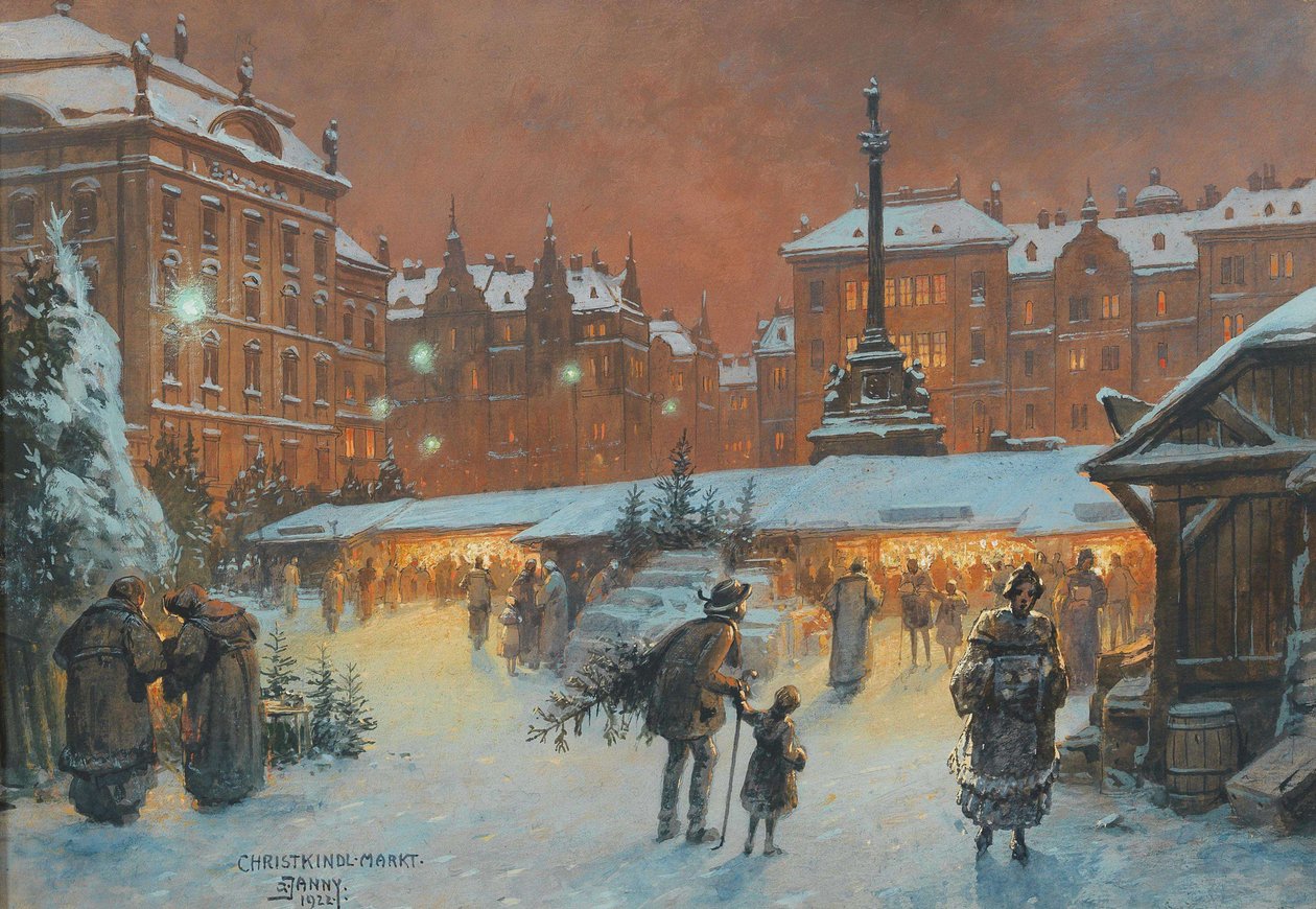 Christkindlmarkt, 1922 da Georg Janny