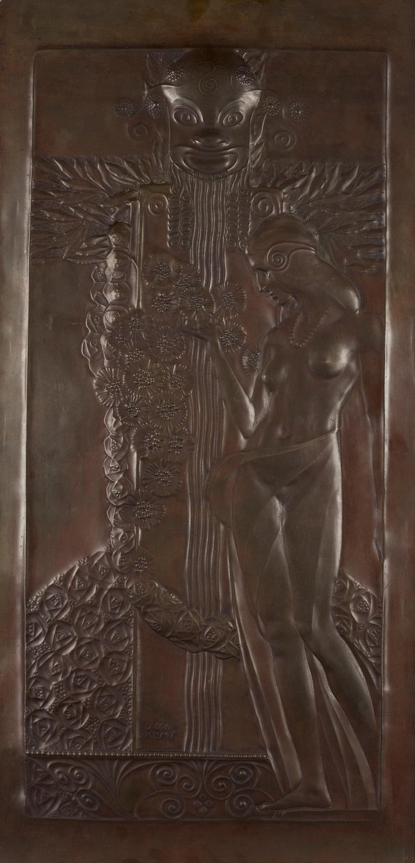 Ninfa e satiro da Georg Klimt