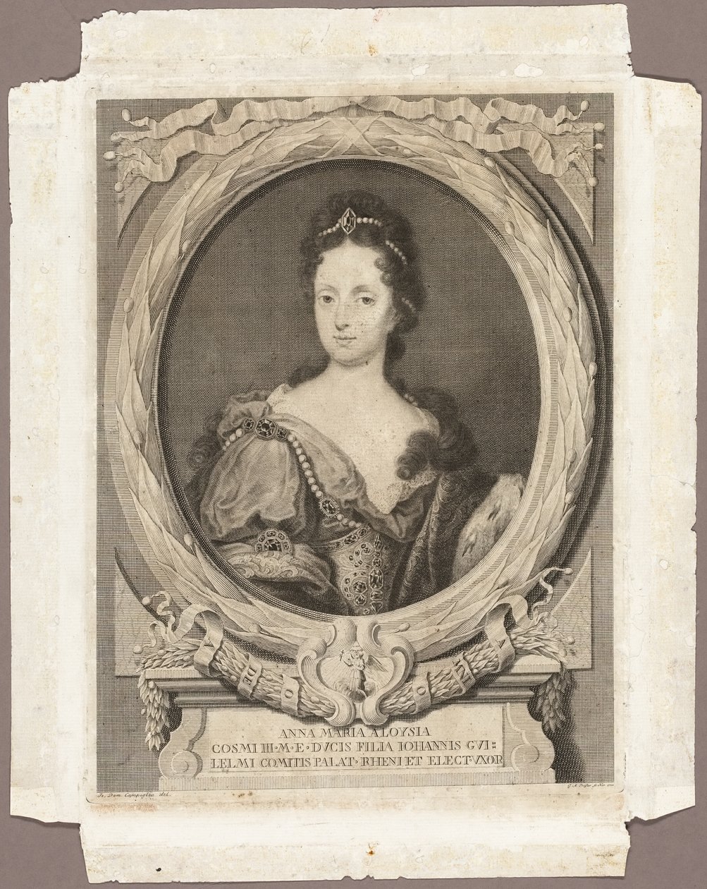 Anna Maria Luisa da Georg Martin Preissler