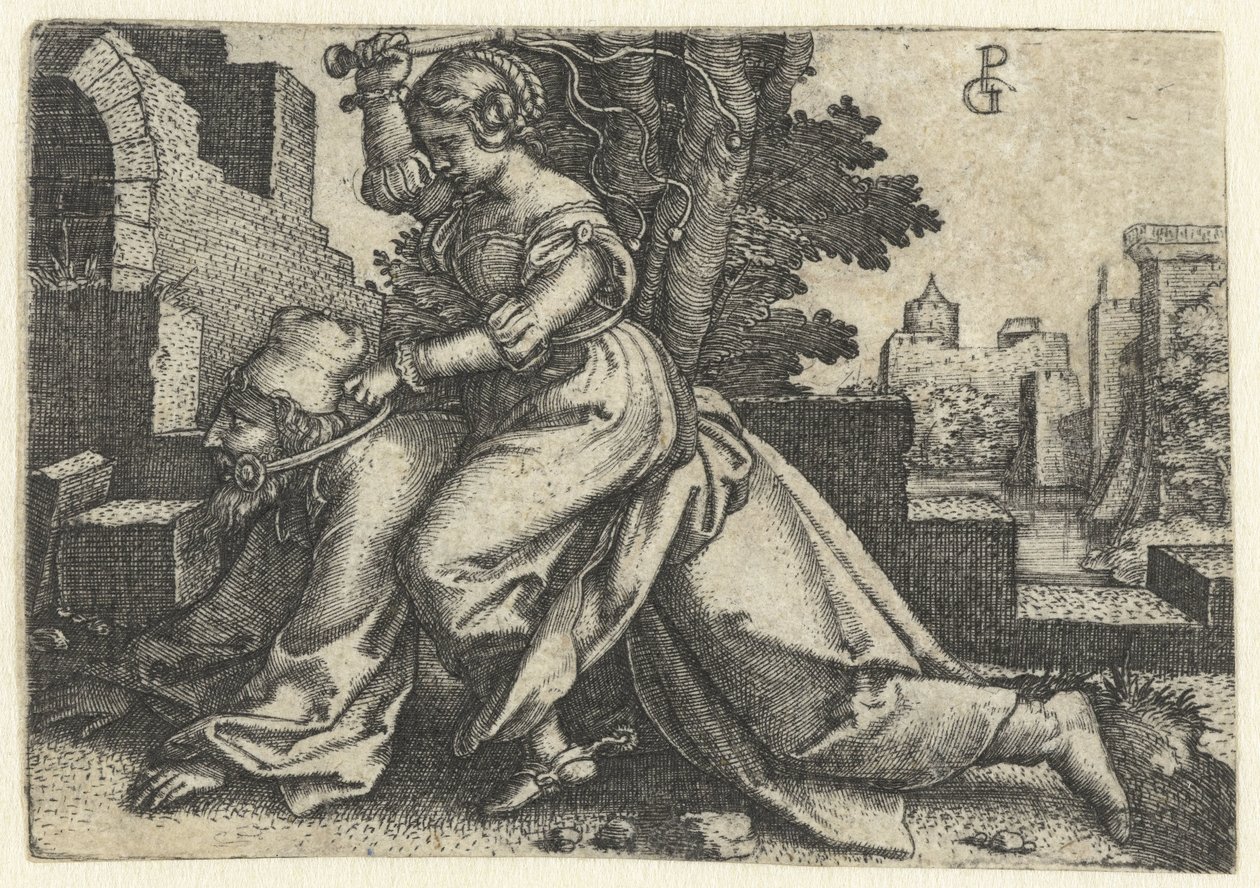 Aristotele e Fillide (Campaspe) da Georg Pencz