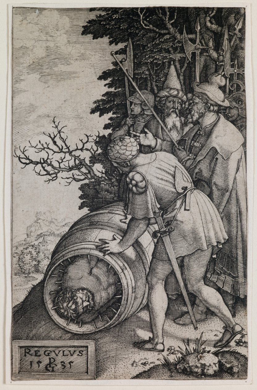 Attilus Regulus da Georg Pencz