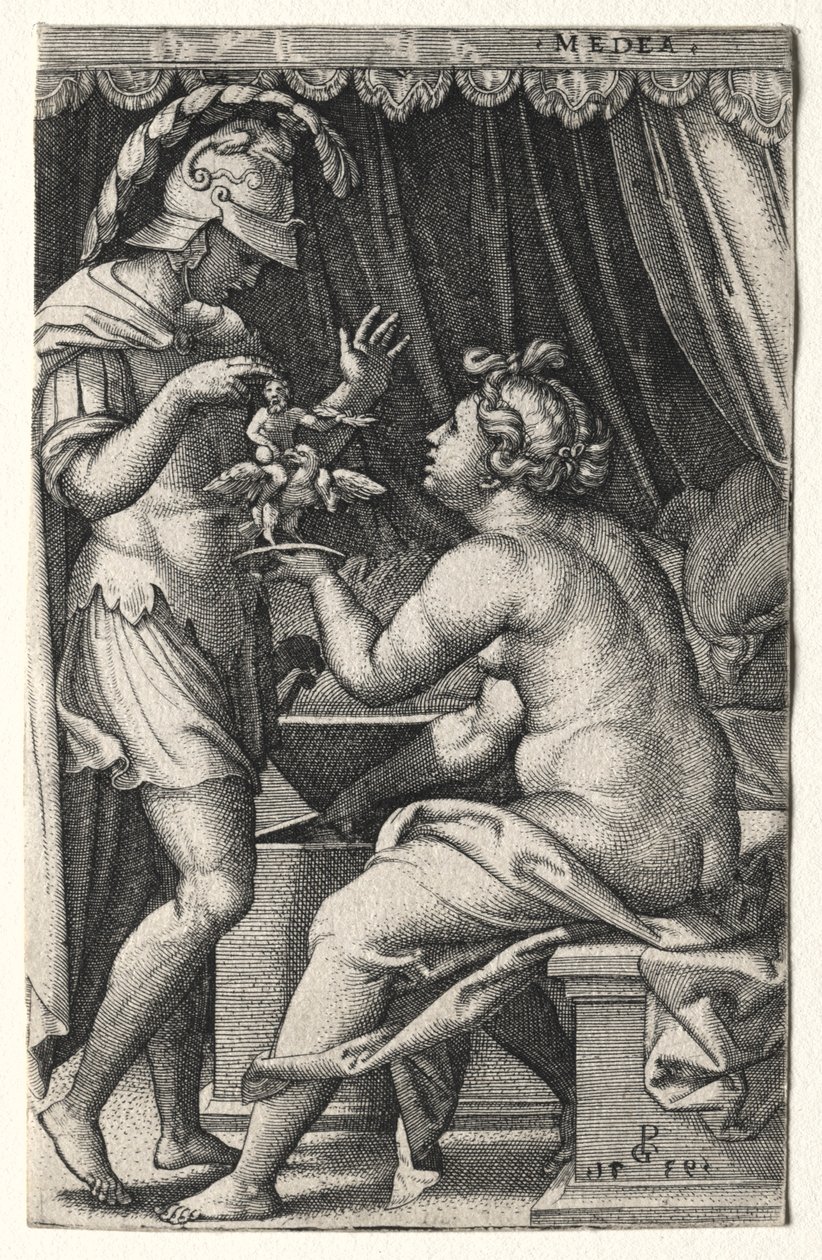 Medea e Giasone da Georg Pencz