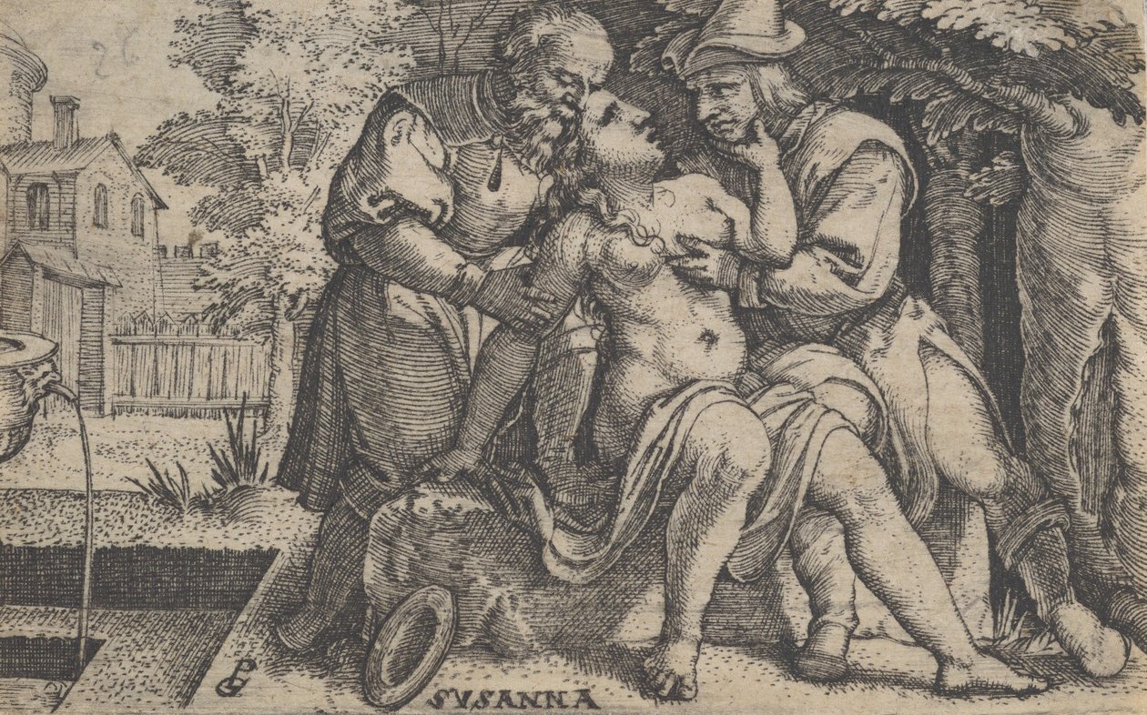 Susanna e i vecchioni da Georg Pencz