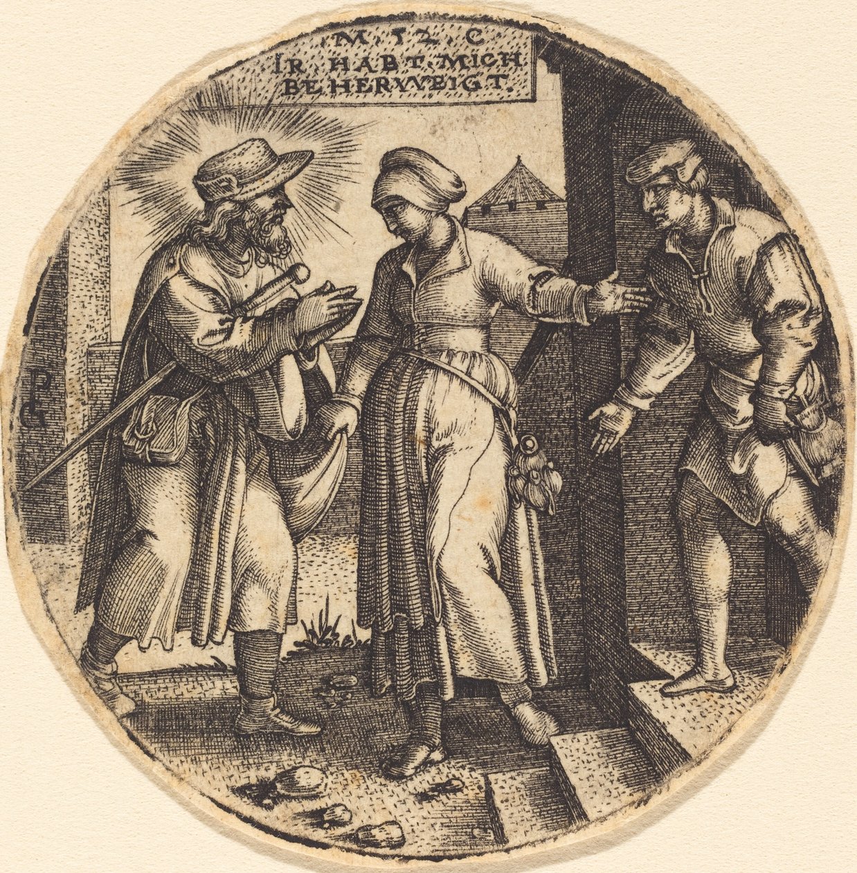 Per ospitare i pellegrini da Georg Pencz