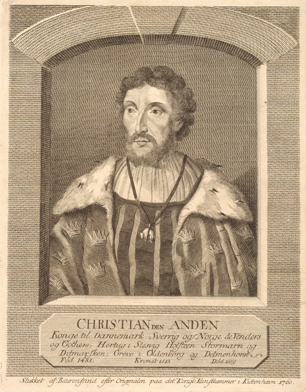 Cristiano II da Georg Vilhelm Baurenfeind