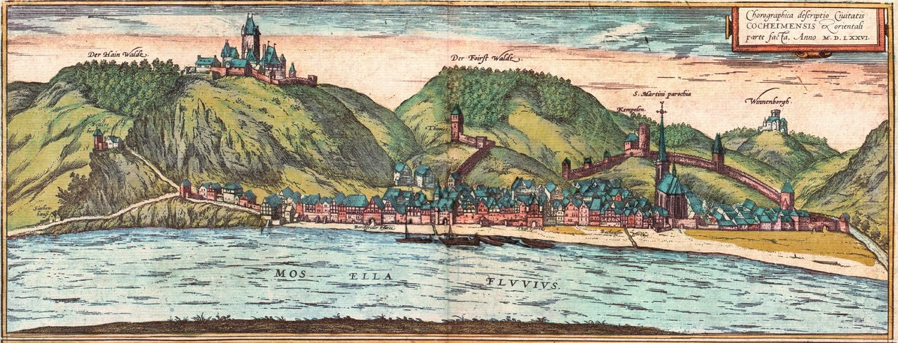 Cochem da Georg and Hogenberg Franz (1535 90) Braun
