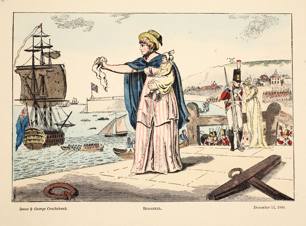 Rosabell, pub. 1806 da Isaac, Robert and George Cruikshank