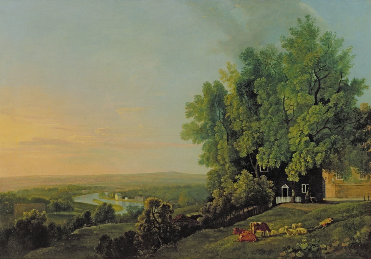 Vista da Richmond, c.1790 da George Baratt