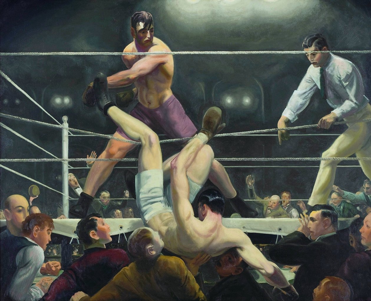 Dempsey e Firpo da George Wesley Bellows