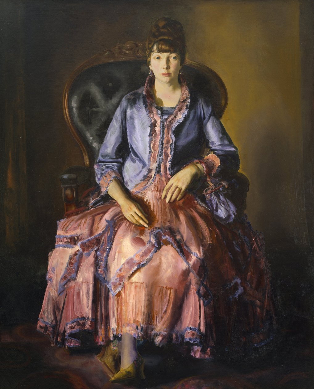 Emma in un vestito viola da George Wesley Bellows