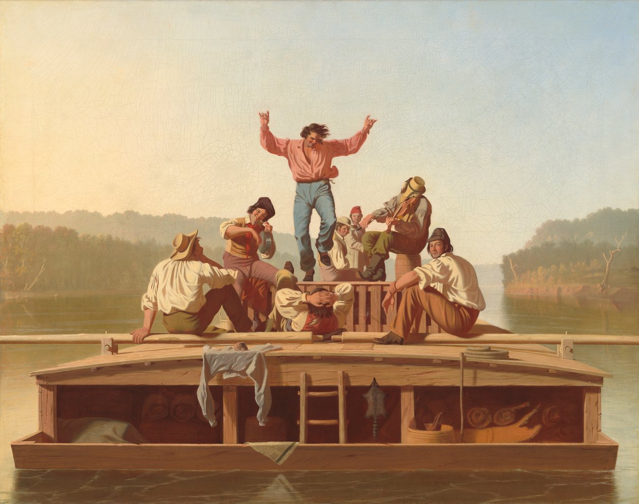 I felici barcaioli da George Caleb Bingham